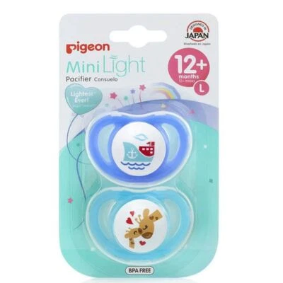 Pigeon Mini Light Twin Pack Large Comfort & Soothe 12+Months Assorted Colour