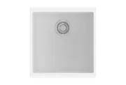 430*460*200mm ACA Carysil White Single Bowl Granite Top/Flush/Under Mount Kitchen/Laundry Sink