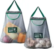 Hanging Bags Kitchen Mesh Bag Storage Vegetable Onion Potato Hollow Breathable