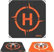 Drone Landing Pad,55Cm(21.6”) Universal Waterproof Portable Fast-Foldable Helipa