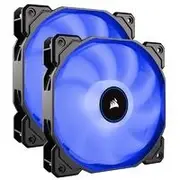 Corsair Air Series AF140 LED Low Noise 140mm Fan - Blue - 2 Pack
