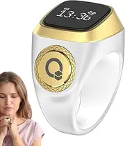 Finger Fashion Rings - Rings Digital Electronic Counter, Electronic Finger Counter Ring, Rechargeable Intelligent Ring, Tasbih Tally Clicker, Multilingual Support