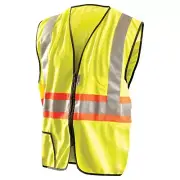 OccuNomix LUX-SSG2TZ Type R Class 2 Two-Tone Expandable Solid Safety Vest