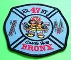 FDNY NEW YORK CASTLE HILL 47 BRONX NY 4" FIRE DEPT PATCH FREE SHIPPING!!!
