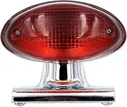 KIXURO Light Rear Tail Brake Light Blinker Turn Signal Integrated Lamp for Bonneville SE T100 Motorcycle Accessories Lighting Motorcycle Turn Signal Light(Black Red Bulb)