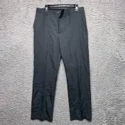 Alfani Pants 32 30 Black Heather Shinny Flat Front