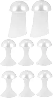 Healeved 8pcs Silicone Toe Separators for Nail Polish Tools Toe Dividers Comfortable Manicure Accessories