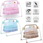 Electric Baby Rocking Bed Newborn Bassinet Automatic Crib Infant Bedside Sleeper