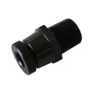 Aeroflow AF615-01BLK 3/8" Npt Inline Tap Drain 1/8 Npt F/Male Thread fits Remote