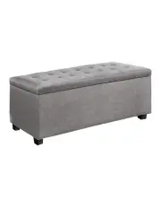 [Artiss] Storage Ottoman Blanket Box 97cm in Light Grey