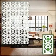 Hanging Room Divider, Non-Fading DIY Rectangular Semi-Privacy Partitions Panel Screen,Waterproof 5mm Thick Entrance Hall Decoration Screen,2 Sizes