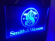 Smith & Wesson Led Neon Light Sign Game Room Man Cave 12x16"