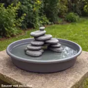 Resin Pebbles Platform Perch Stand for Bird Bath Support Rocks Water Drinking
