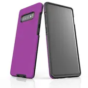 For Samsung Galaxy S10+ Plus Case, Armour Tough Protective Cover, Purple