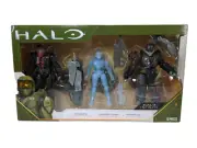 NEW HALO Infinite 4 inch Action Figure 3 Pack: Tovaras, Master Chief, Hyperius