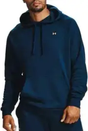 Under Armour 1357092 Men's UA Rival Fleece Hoodie Academy/Onyx White XS