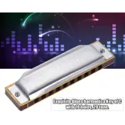 1072-E Folkmaster Standard 10-Hole Diatonic Harmonica of E 20 U9S1