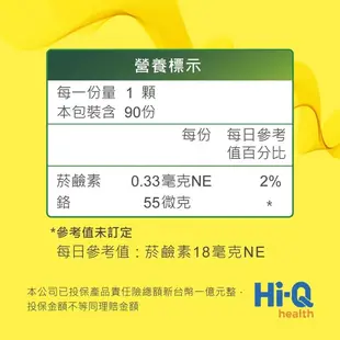 Hi-Q 藻衡糖 平衡配方 90顆/盒 膠囊 專利平衡配方 調節機能促進代謝 褐藻醣膠 中華海洋生技 公司貨【立赫藥局】