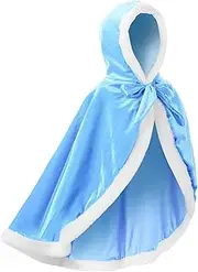 [JerrisApparel] Girls' Princess Cape Christmas Cape Costume with Hood