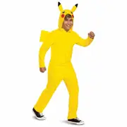 Pikachu Deluxe Pokemon Cartoon Video Game Child Boys Costume