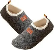 [generic] Sock Slippers,Warm and Non-Slip Slipper Socks | Soft Lined Sock Slippers for Indoor Outdoor, Non-Skid