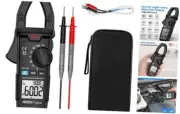 Digital Clamp Meter, Clamp Multimeter Voltmeter Tester AC/DC Clamp Meter Black