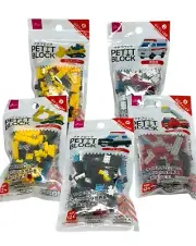Daiso Japan Petit Blocks Working Cars Building Toys Set of 5 From Japan