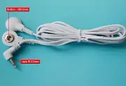 5pcs/lot Replacement Jack DC Head 2.5mm TENS Electrode Lead Wires With Snap 3.5m