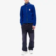 Moncler Grenoble Tricolour Zip Fleece