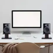 2 Packs Studio Monitor Stands Speaker Holder Desktop Speaker Stands For Studio