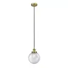 Innovations Edison Beacon 8" 1 Light Mini Pendant, BB - 616-1PH-BB-G204-8