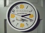 AIR MOOREA AIRLINES CLOCK DAVILLAND TWIN OTTER DHC-6-300