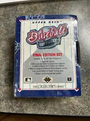 1991 Upper Deck Final Edition Set Box Factory Sealed MLB Baseball sealed