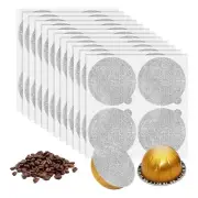Aluminum Foils Lids Seals - Reuse Coffee Pods 120Pcs, for Vertuoline3600