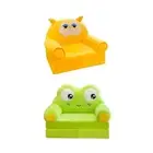 Kids Sofa Bed Couch Fold Out for Girl Flip Open Couch Sleeper Cute Upholstered