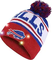 FOCO Unisex Big Logo Light UP Printed Beanie CHBLKH-P