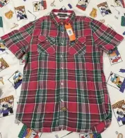 Superdry BOOTLEG LUMBERJACK Short Sleeve Shirt Size M