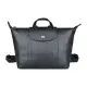 【LONGCHAMP】LONGCHAMP LE PLIAGE CUIR壓印LOGO梅蒂斯羊皮拉鍊後背包(黑)