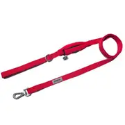 Ziippup Red Dog Lead With Poo Bag Holder