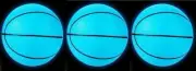 Blue Glow in the Dark Mini Basketball with Pump (3Pack)