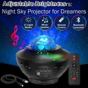 LED Galaxy Starry Night Light Projector Ocean Star Sky Party Baby Kids Room Lamp
