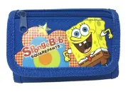 Spongebob Squarepants Kids Tri-Fold Wallet Coin Holder Bag [Blue]