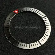 41mm Silver & Red Stainless Steel Bezel Insert Seiko King Prospex Samurai SRPF