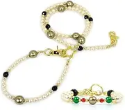 L'ange Bead Lead Set - Gold Pearl, Medium
