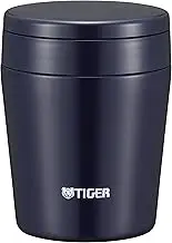 Tiger Thermos Vacuum Insulated Soup Jar, 10.1 fl oz (300 ml), Thermal, Bento Box, Wide Mouth, Round Bottom, Indigo Blue MCL-B030-AI Tiger