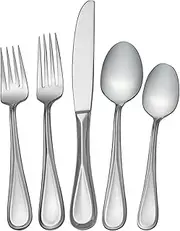 [Mikasa] Bravo 101-Piece 18/10 Stainless Steel Flatware Set, Service for 12