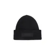 [Jacquemus] Jacquemus-Black Le Bonnet Gros Grain Alpaca Wool Hat-Donna OS OS