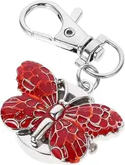 [CLISPEED] Keychain Pocket Watch Nurse Fob Watch Big Round Design Easy to Read Fashionable Present for Women
