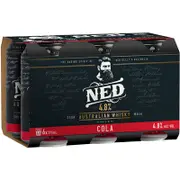 Ned Whisky & Cola 4.8% Can 375mL