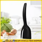 2 In 1 Flip Spatula Tongs Non Stick Spatula for Home Kitchen Cooking (Black) .
